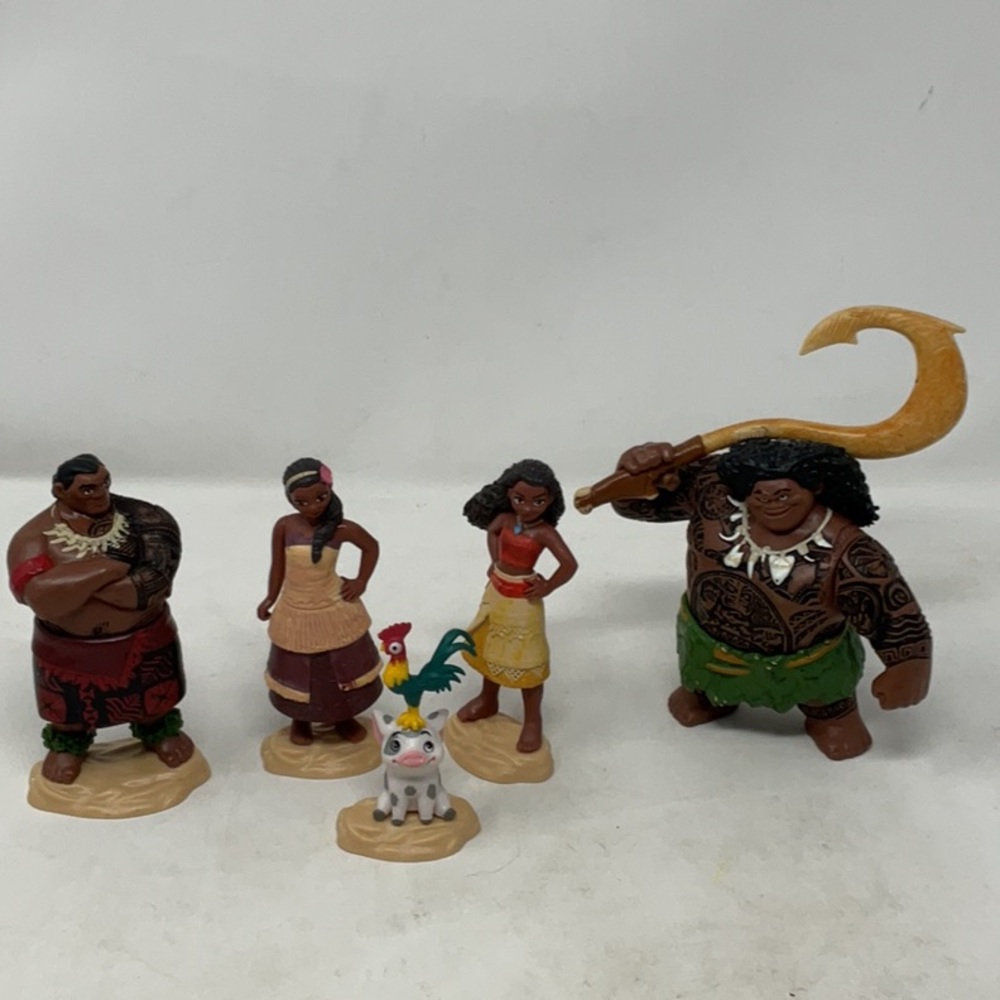 Moana Disney Jakks PVC 5 Pc. Figure Set